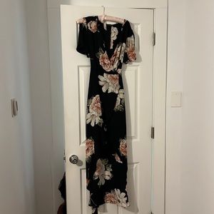 Floral Wrap Dress